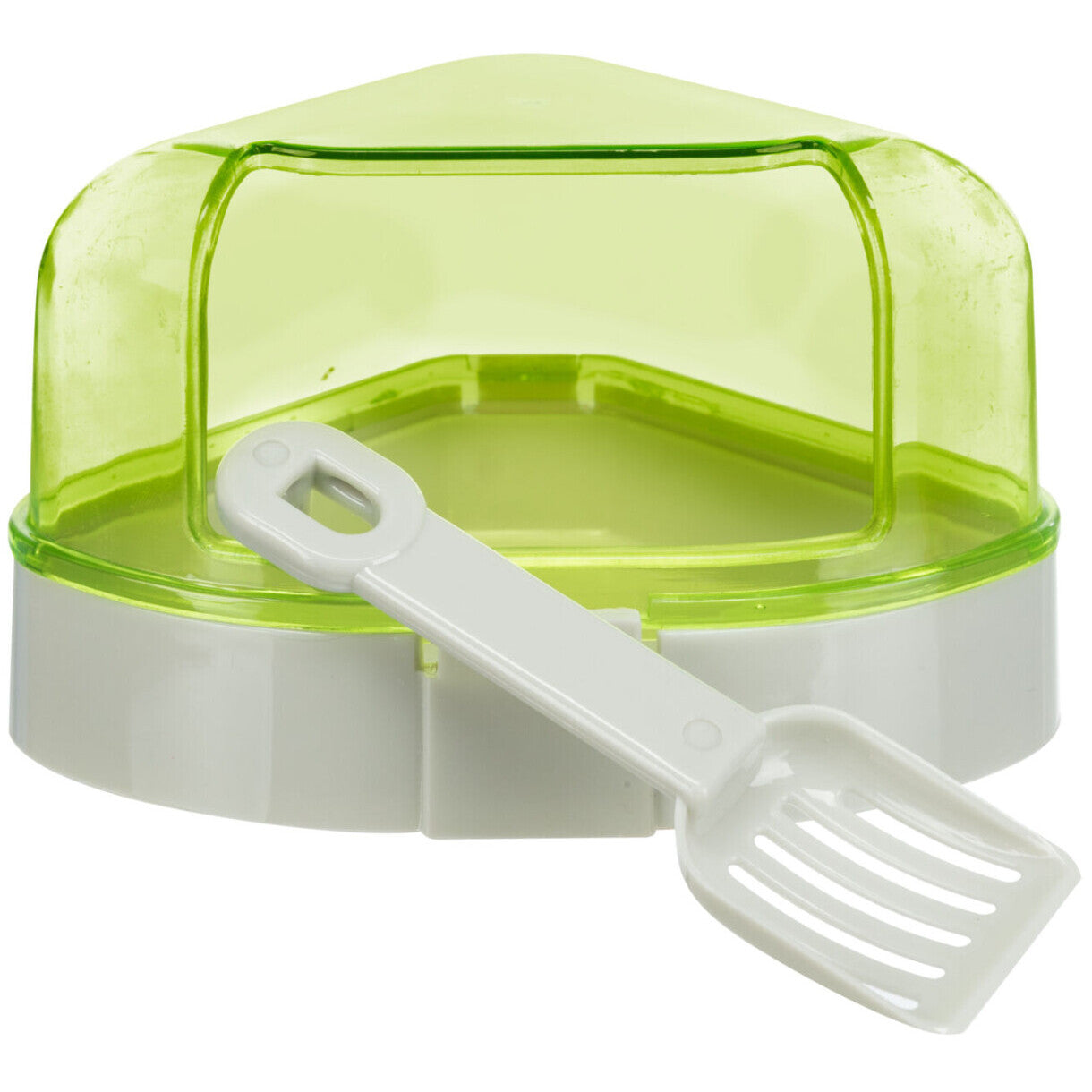 Trixie Ecktoilette mit Dach für Hamster - Mäuse und Ratten 14 x 8 x 11 - 11 cm - diverse Farben
