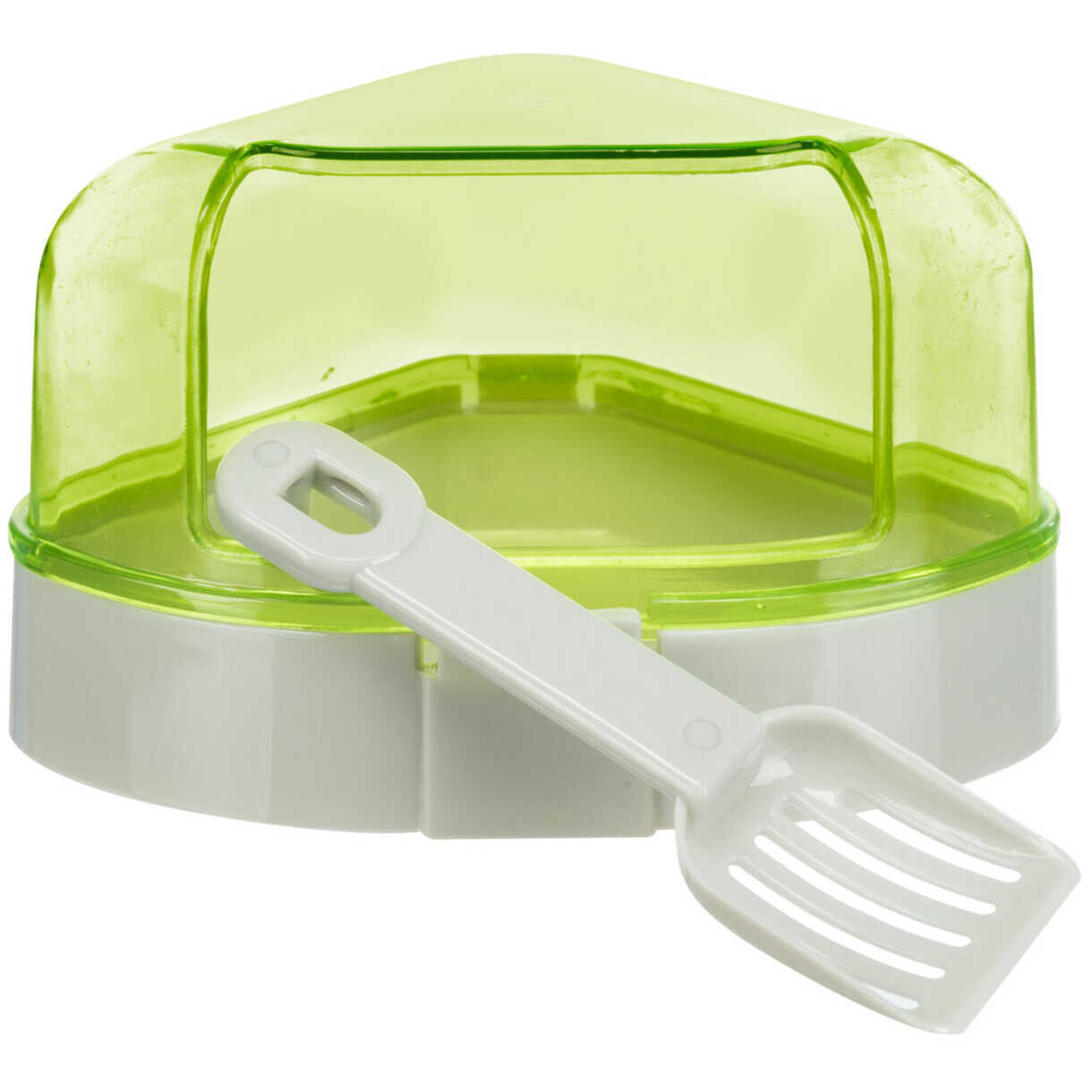 Trixie Ecktoilette mit Dach für Hamster - Mäuse und Ratten 14 x 8 x 11 - 11 cm - diverse Farben