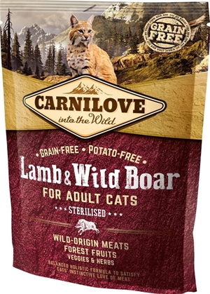 0,4 kg Carnilove Katzenfutter für sterilisierte Katzen