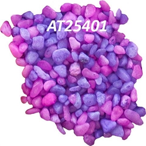 1 kg Libra, farbiger Aquarienkies 3 - 5 mm, violett