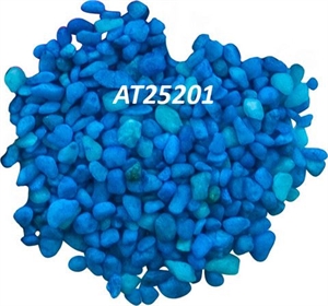 1 kg Libra, farbiger Aquarienkies 3 - 5mm, blau