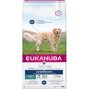 12 kg Eukanuba Hundefutter Daily Care overweight - sterilized mit Huhn