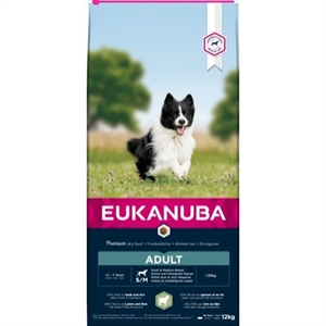 Eukanuba Hundefutter Small - Medium Breed Adult mit Lamm und Reis von 12 Monaten bis 7 Jahre