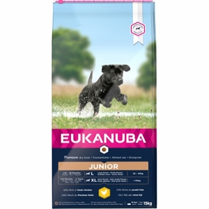 15 kg Eukanuba Welpenfutter mit Huhn Junior Large Breed