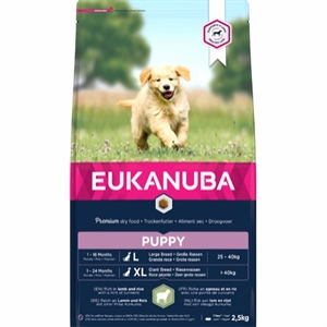 2,5 kg Eukanuba Puppy Large Breed mit Lamm und Reis Welpenfutter ab 4 Wochen bis 12 Monate