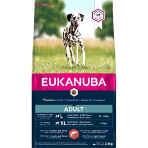 2,5 kg Eukanuba Hundefutter Adult All Breeds Lachs und Reis