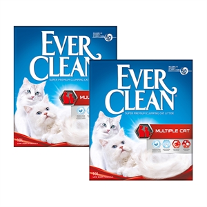 2 x 10 Ever Clean Katzenstreu Mehrfach
