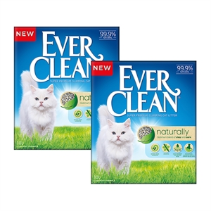 2 x 10 Liter Ever Clean Katzenstreu Natürlich