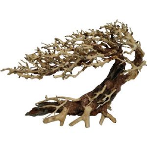 4FISH Bonsai-Wurzeln Eleganter brasilianischer Baum 23 x 10 x 17 cm