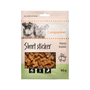 5 Stück Companion Hundesnack mit weichen Kaninchenstücken 1,5 cm - 80g zucker- und glutenfrei