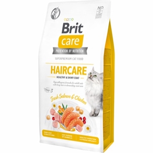 7 kg Brit Care Katzenfutter Haare und Haut - getreidefrei
