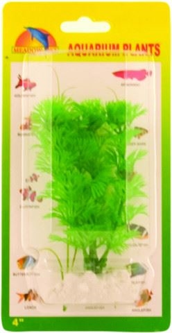Aquarium Kunststoff Pflanze Grün Ambulia 10 cm