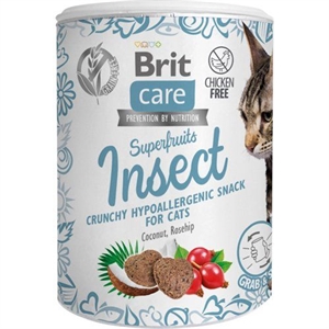Brit Care Katzenleckerli Superfruits mit Insekten 100 g