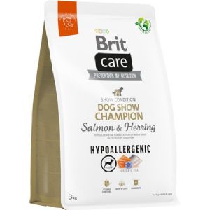 3 kg Brit Care Hypoallergenic Champion Hundefutter mit Lachs für erwachsene Hunde