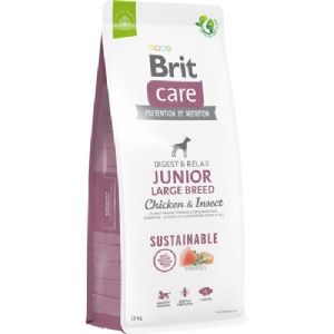 12 kg Brit Care Junior Large Breed Welpenfutter mit Huhn für große Rassen über 25 kg