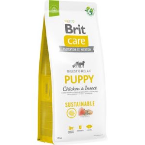 12 kg Brit Care Welpenfutter mit Huhn für kleine und mittelgroße Hunde - glutenfrei