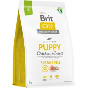 3 kg Brit Care Welpenfutter mit Huhn für kleine und mittelgroße Hunde - glutenfrei