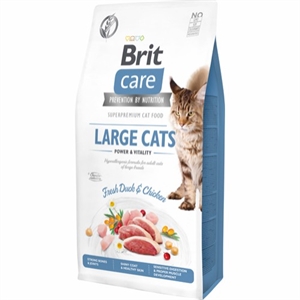 Brit Care Katzenfutter für ausgewachsene Katzen großer Rassen - getreidefrei