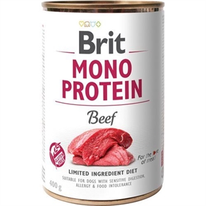 6 x 400 gr Brit Care Mono Protein Hundefutter mit Rindfleisch - Glutenfrei