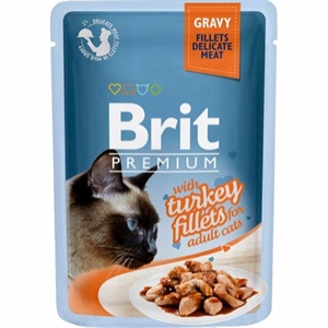 Brit Katzennassfutter mit Putenfiletstücken in Sauce 24 Stück x 85 g