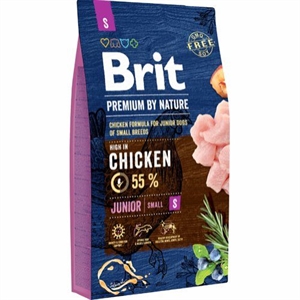 8 kg Brit Premium by Nature Junior Welpenfutter til kleine Hunde fra 0 - 10 kg