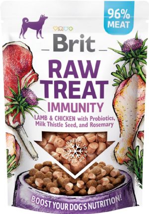 Brit Raw Hundesnacks Immunität mit Lamm und Huhn 40 g