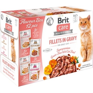 Brit Katzennassfutter Multipack Filet in Sauce 12 x 85 g