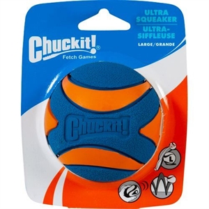 CHUCKIT Ultra Squeaker Ball für Hunde - large