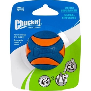 CHUCKIT Ultra Squeaker Ball für kleine Hunde - Small