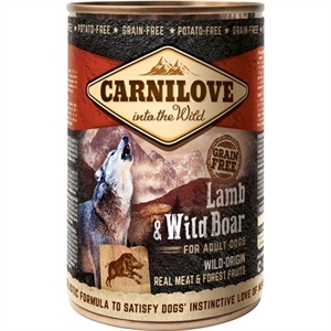 Carnilove Hundefutter in Dosen mit Lamm und Wildschwein getreidefrei 400 g