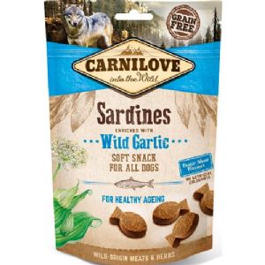 Carnilove Semi Moist Hunde-Snacks mit Sardinen 200g - ohne Getreide.
