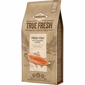 11,4 kg Carnilove TRUE FRESH mit Fisch - Adult getreidefrei