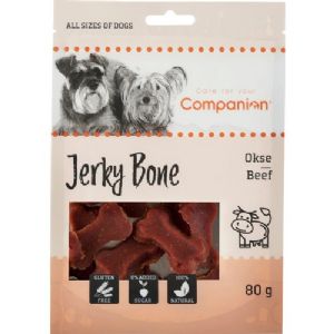 5 Stück Companion Hundesnack mit getrockneten Rindfleischknochen 80 g zucker- und glutenfrei