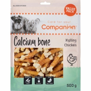 Companion Hundesnack mit Kalziumknochen vom Huhn 500g Value Pack