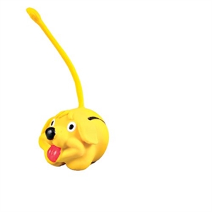 Trixie Hundespielzeug Tierball mit Schwanz aus Latex mit Sound - ø6 cm - assortierte Farben