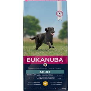 12 kg Eukanuba Hundefutter - Adult Large Breed mit Huhn