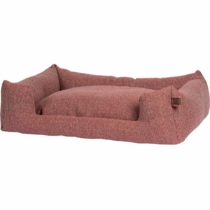 Fantail ECO Hundebett Fire Brick mit Einstieg 110 x 80 cm - rot - rosa