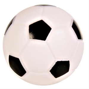 Trixie Hundespielzeug Fußball aus Vinyl mit Sound - ø 8 cm