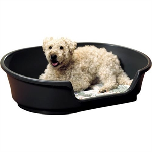 Hundebett Cosy air aus Kunststoff Größe 55 - Länge 66 cm Schwarz