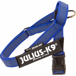 Julius K9 Hundegeschirr Str. 0 - Medium - Brustumfang von 58 bis 76 cm blau