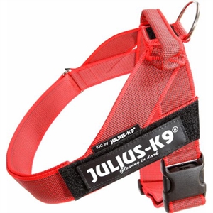 Julius K9 Hundegeschirr Str. 2 - XLarge - Brustumfang von 71 bis 96 cm Rot