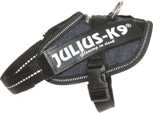 Julius K9 IDC - Hundegeschirr - Brustumfang 33 bis 45 cm dunkel Jeans Größe Baby 2