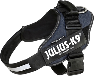 Julius K9 IDC - Hundegeschirr - Brustumfang 63 bis 85 cm dunkel Jeans Größe Large