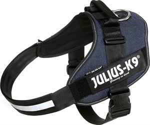 Julius K9 IDC - Hundegeschirr - Brustumfang 82 bis 115 cm dunkel Jeans Größe XXLarge