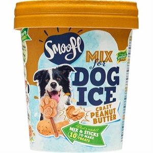 Smoofl Hunde-Eis-Mix mit Erdnüssen 160 g