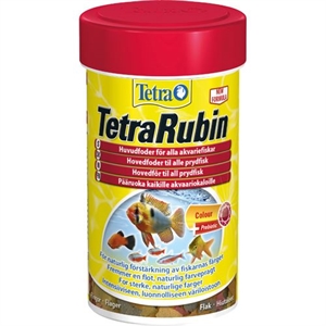 TetraRubin 100 ml Aquarium-Alleinfutterflocken 