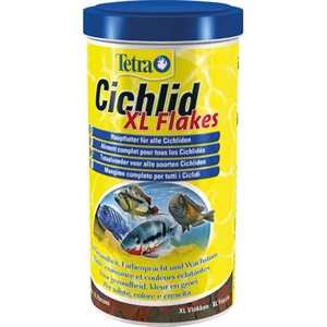  Tetra Cichlid XL Flakes 1 Liter Aquarienfutter in Flocken