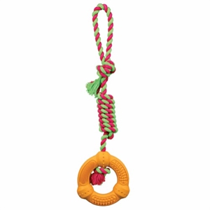 Trixie HundespielzeugDenta Fun Ring auf Seil 41 cm