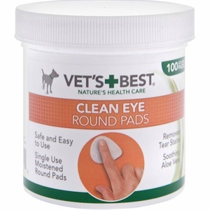 Vets Best Saubere Wattepads für die Augenpflege 100 Stück