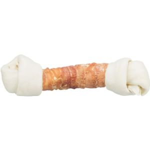 Trixie 1 Stück Denta Fun Mega Hühnerfleisch Kauknochen für Hunde 40 cm - 500g